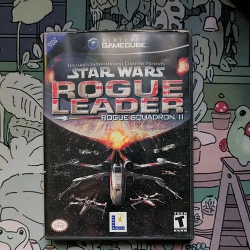 Star Wars Rogue Squadron II Rogue Leader (Nintendo GameCube, 2001) CIB Complete