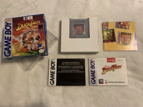 Disney's DuckTales Complete in Box Nintendo GameBoy Game Boy CIB Duck Tales NICE