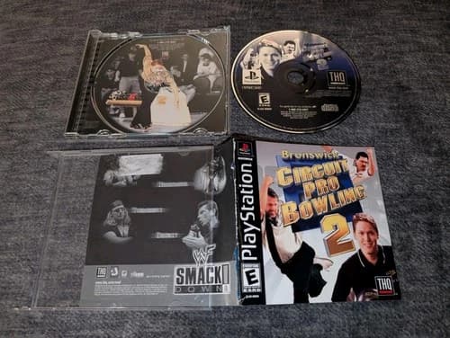 Brunswick Circuit Pro Bowling 2 (Sony Playstation PS1) Tested & Working! Read!