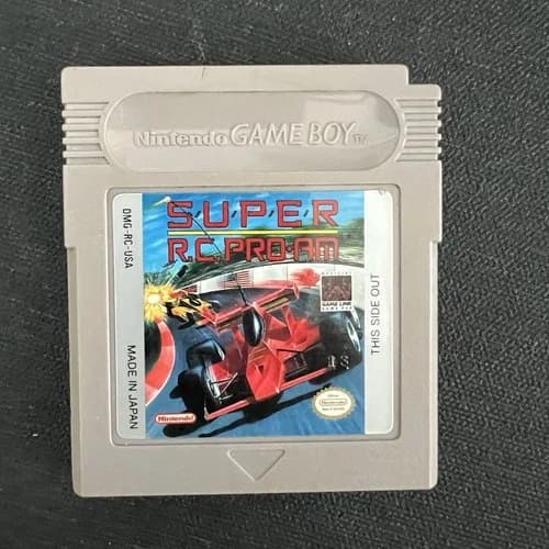 Super R.C. Pro-Am Nintendo Gameboy Cartridge. Authentic, Tested & Working