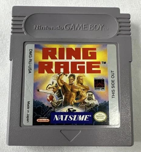 Ring Rage Nintendo Game Boy Tested Authentic