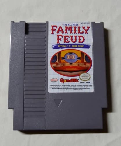 Family Feud (Nintendo Entertainment System, 1991) **TESTED/WORKS** GAME ONLY