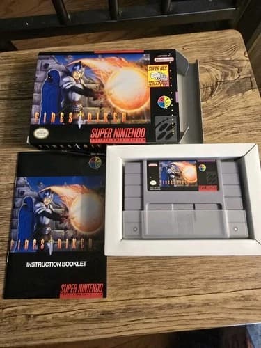 Firestriker Super Nintendo Complete in Box Rare!!! Opened New Never Played