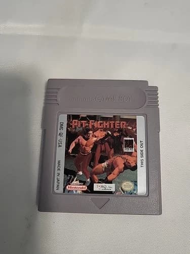 Nintendo Game Boy Pit-Fighter Cartridge Authentic GB 1990 Cart Only