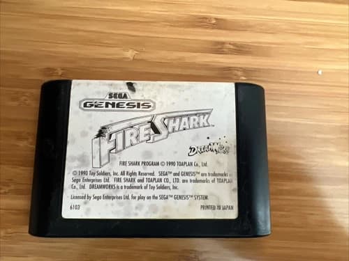 Fire Shark sega genesis (Rare)