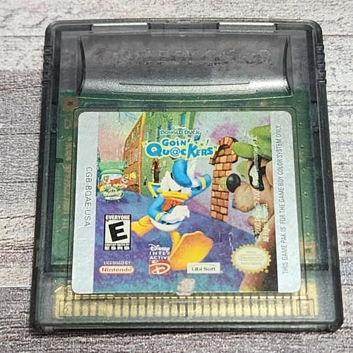 Disney's Donald Duck: Goin' Quackers - Game Boy Color, GBC Cartridge Only Tested