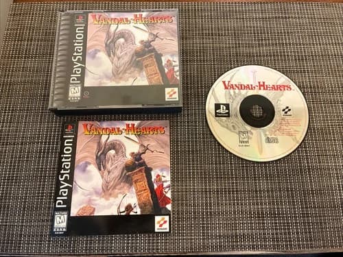Vandal Hearts (Sony PlayStation 1, 1997) Complete PS1 CIB
