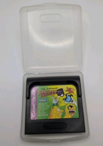 The Simpsons: Bartman Meets Radioactive Man (Sega Game Gear, 1993) Tested Works!