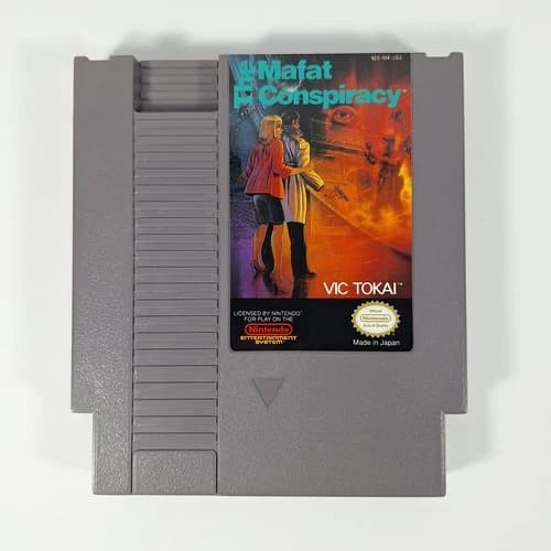 The Mafat Conspiracy Nintendo NES Game Cartridge Only Golgo 13 - Tested
