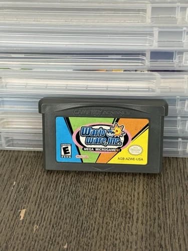 WARIO WARE, INC Mega Microgames Nintendo GBA Gameboy Advance Authentic TESTED