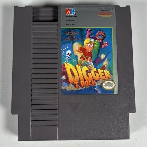 Digger T. Rock: The Legend of the Lost City - NES - *TESTED* - CARTRIDGE ONLY