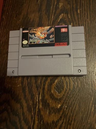 Wing Commander Super Nintendo Mindscape SNES Original Authentic Game Cartridge