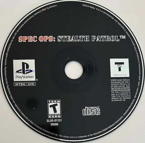 Spec Ops: Stealth Patrol (PlayStation 1, PS1) DISC ONLY | NO TRACKING | M77