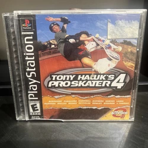 Tony Hawk's Pro Skater 4 (Sony PlayStation 1, 2002) PS1 Skateboarding Games