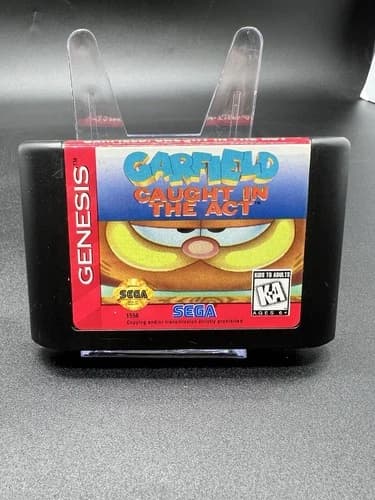 Garfield Caught in the Act Sega Genesis 1995 Cartridge only tested