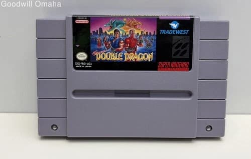 Nintendo SNES - Super Double Dragon 1992 - Authentic - Cartridge Only - Tested