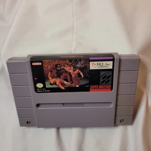 Pit-Fighter (Super Nintendo Entertainment System, 1992) SNES Cart Tested Works
