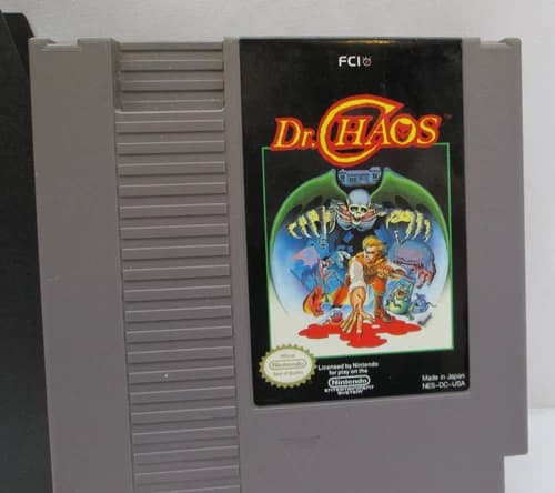 Dr. Chaos (Nintendo Entertainment System, 1988) NES Authentic - Game Cartridge *