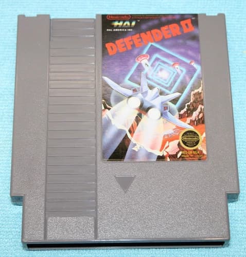 Defender II 2 - Nintendo NES Video Game - Tested & Working Authentic