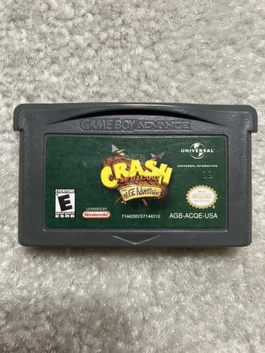 Crash Bandicoot: The Huge Adventure GBA (Nintendo Game Boy Advance,