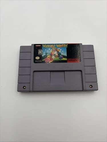 Vintage SNES Super Nintendo ⛳️ Wario’s Woods Authentic Cart Only-WORKING