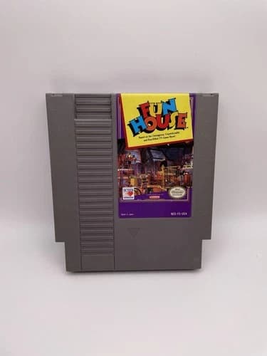 Fun House (Nintendo NES, 1991) OEM |AUTHENTIC | TESTED | GREAT CONDITION
