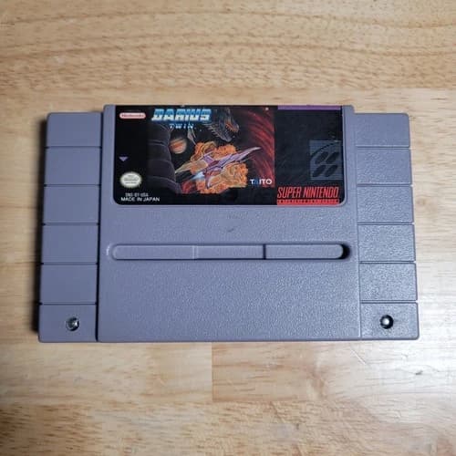 Darius Twin SNES Super Nintendo Entertainment System, 1991 - Tested