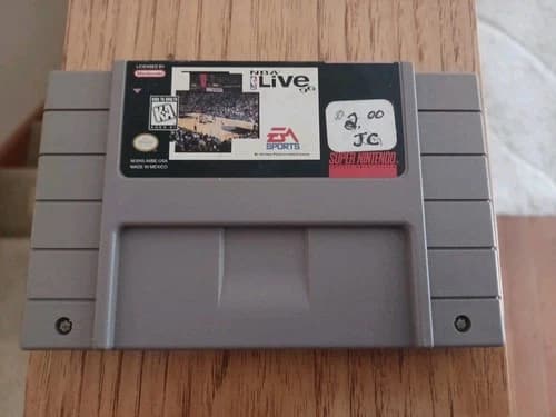 NBA LIVE 96 SNES Super Nintendo Cart Only Authentic EA Sports 1 Day Shipping