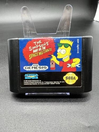 Simpsons: Bart vs. The Space Mutants (Sega Genesis, 1992) Cartridge Only! Works