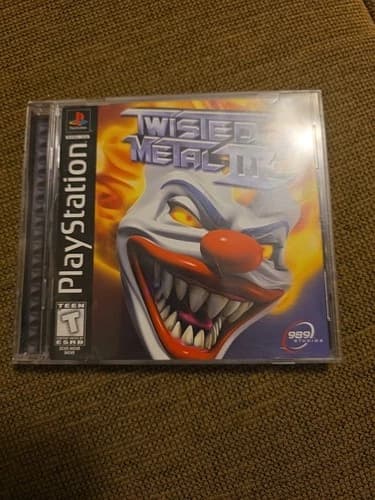 Twisted Metal III 3 (Sony PlayStation 1 PS1, 1998) Black Label CIB