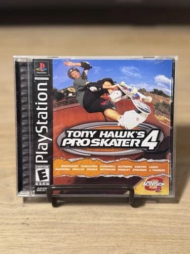 Tony Hawk's Pro Skater 4 Sony PlayStation (PS1, 2002) Complete CIB Clean Disc!