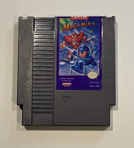 Mega Man 5 (Nintendo Entertainment System, 1992) NES Game, Capcom