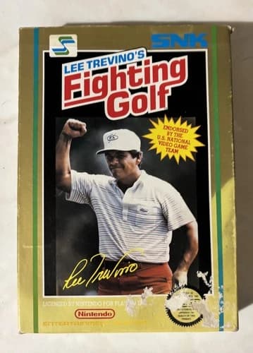 Nintendo NES Lee Trevino's Fighting Golf Complete CIB