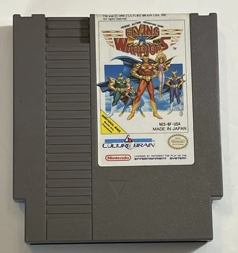 Flying Warriors (Nintendo NES, 1991) Cartridge, Authentic & Tested