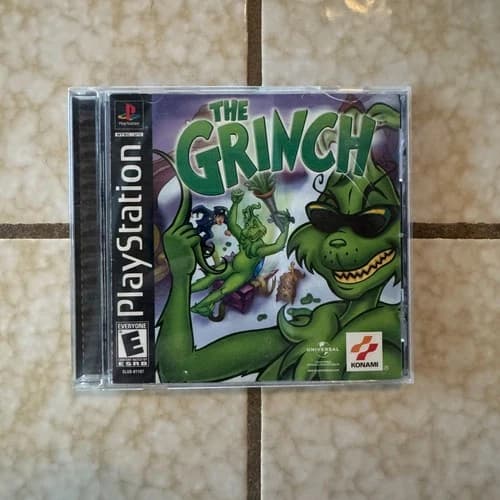 The Grinch (Sony PlayStation 1, 2000) PS1 in Case with Manual CIB