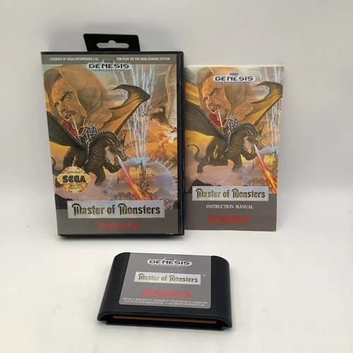 MASTER OF MONSTERS Sega Genesis CIB