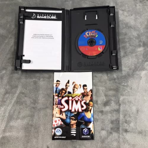 The Sims Nintendo GameCube Complete CIB Manual Tested