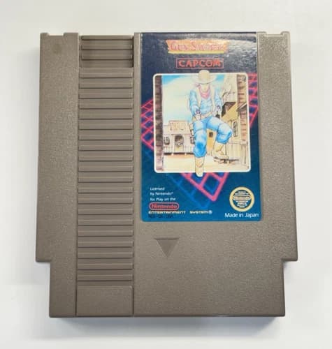 Authentic Nintendo NES Gun Smoke (1988) Nintendo Entertainment System