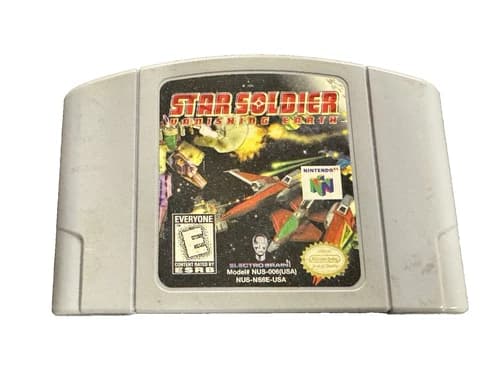 Star Soldier: Vanishing Earth Nintendo 64 Authentic Tested Working Game Cart N64