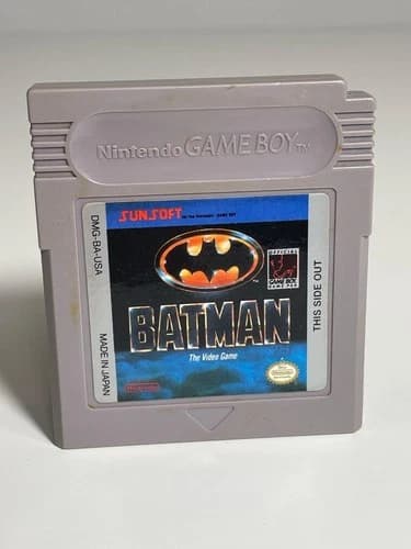 Batman The Video Game Nintendo Game Boy Authentic Cartridge Tested