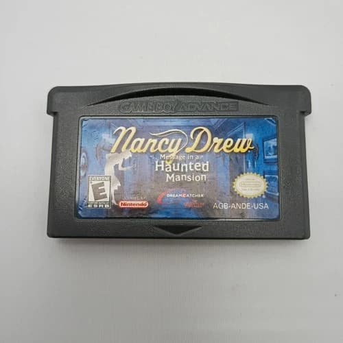Nancy Drew: Message in a Haunted Mansion GBA Game Boy Advance Tested Works