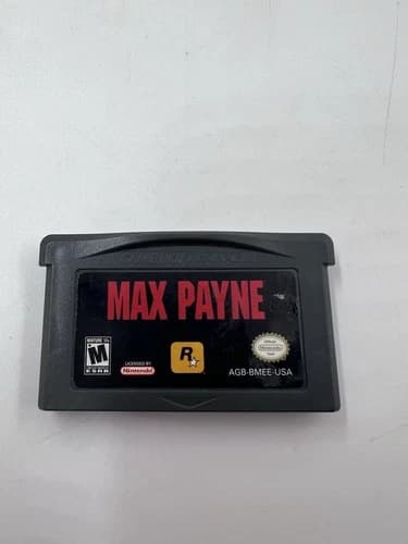 Max Payne Game Boy Advance GBA Game - Tested and Working - Authentic