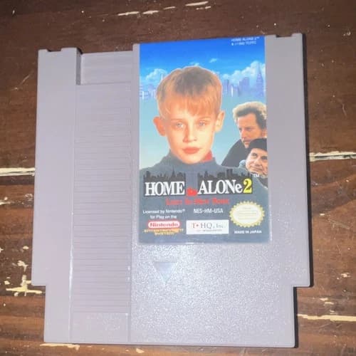 THQ Home Alone 2: Lost in New York Nintendo NES Game Cartridge NTSC-U/C