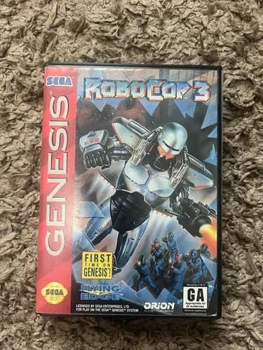 Sega Genesis Robocop 3