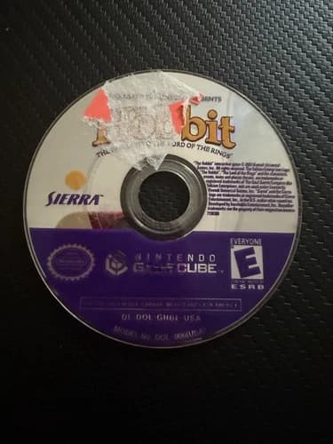 The Hobbit (Nintendo GameCube) DISC ONLY NO TRACKING (#759)