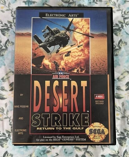Desert Strike: Return to the Gulf (Sega Genesis, 1992) CIB