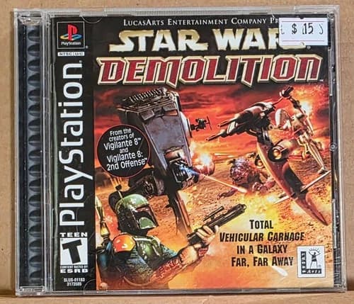Star Wars: Demolition (PlayStation 1, 2000) PS1 CIB Complete