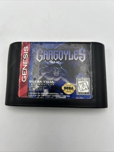 Gargoyles (Sega Genesis, 1995) Authentic Cartridge Only Tested