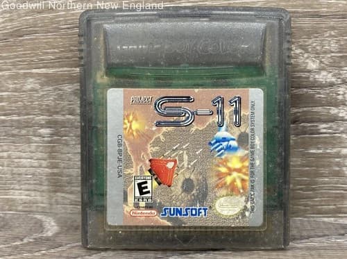 Project S-11 Nintendo Game Boy Color Video Game 2001 Cartridge Only Tested Works