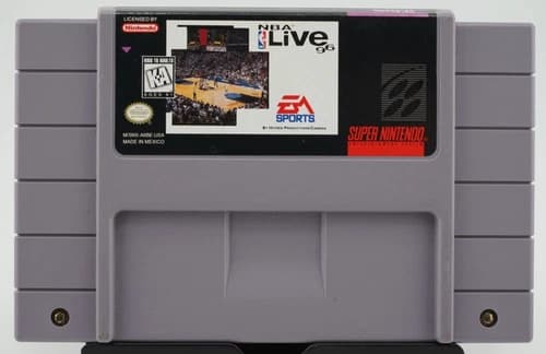 NBA Live 96 Tested SNES Nintendo